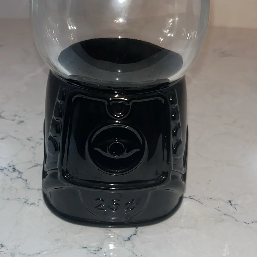 Target Black Glass Candy Jar Gumball Machine Accent